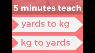 Calculate Yards to KG and KG to Yards