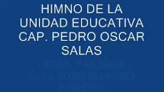 HIMNO DEL COLEGIO OSCAR SALAS