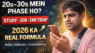 2026 ka Real Formula: Paisa Kaise Kamaye?💰 No Motivation, Only Facts Online Skills Vs Job