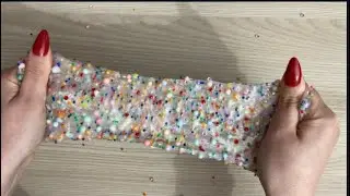 Colorful Bead Slime Provides AMAZING ASMR Sensory Experience