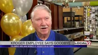 Kroger employee says goodbye after 63 years with company