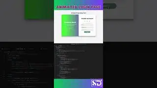 Animated Login Page | HTML , CSS & JS| SDSQUAR Solutions 
