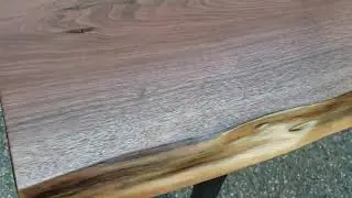 Black Walnut Console Table