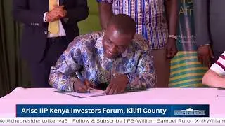 Arise Integrated Industrial Platforms Kenya Investors Forum, Kilifi County