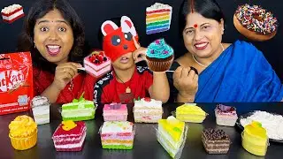 Guess The Pastry Challenge | Blindfold Eating Cake Challenge