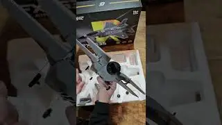 Бесколлекторный 4-канальный радиоуправляемый самолет DEERC F35, истребитель EDF, 6-осевой гироско...