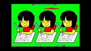 [SHARP X1][BASIC]移植版 THEカンニングpart2/元：ベーマガ1985年11月号掲載プログラム