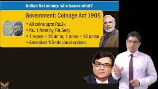 Money#2- Limited vs Unlimited Legal Tenders, Fiat & Fiduciary Money, Gold standard,