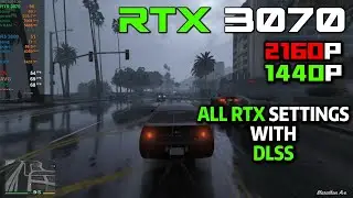 GTA 5 Enhanced | RTX 3070 | All RTX Settings + DLSS | 1440P & 4K Ultra Graphics!