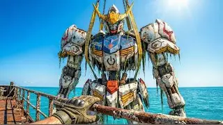 ASMR GUNDAM RESTORATION | From The Bottom Of The Sea To Become The New gundam berbatov robot