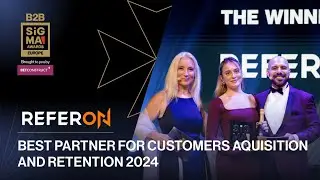 Referon takes home best partner for customer acquisition & retention at SiGMA Europe B2B Awards.