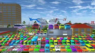 ALL CAR COLLECTION AT SECRET PLACE 🤯🚔✅. ll SAKURASCHOOLSIMULATOR.ll 🤯😱🚔✅✅