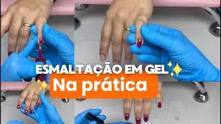 Esmaltação em gel passo a passo na prática. 