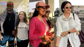Baseer Ali, Tina Ahuja With Sunita Ahuja And Neha Pendse  & Many Celebs Spotted At Airport