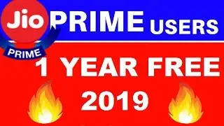 1 Year Free Jio Prime Membership | 2019 : Jio PRIME Free | Reliance Jio New Update