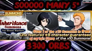 WHAT ARE THESE 1.5% RATES?????  INHERITANCE SUMMONS 3300 ORBS | Bleach Brave Souls