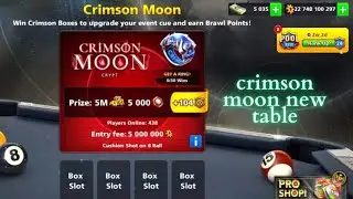 Crimson Moon Crypt New Table Cue Max Live