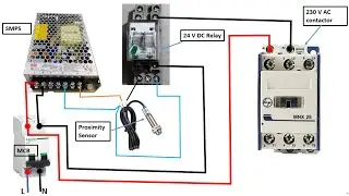 How to control 230V AC contactor using 24V DC power | how to operate ac contactor using DC supply.