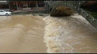 Rain-triggered Floods Damage Roads, Farmlands in Fujian