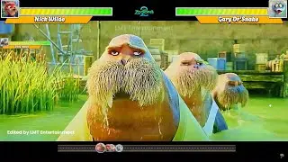 Zootopia 2 - Judy Hopps & Nick Wilde Vs Gary Snake Chase Scene WITH HEALTHBARS