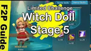 Witch doll limited challenge dark disaster stage 5 / F2P auto