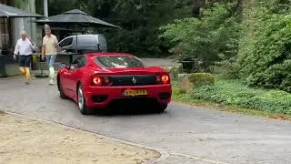 Ferrari 360 Modena sound, start up and drive by