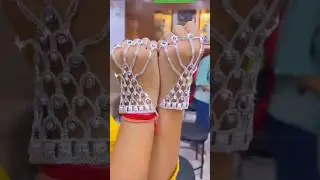 silver hathphool design #hathphool #silverjewllery #shortvideo