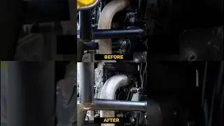 How to clean exhaust band pipe #bike #remove #exhaust #cleaning