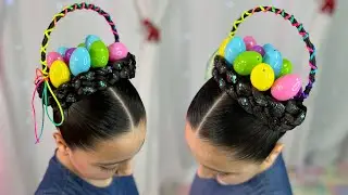 Peinado divertido para Pascua 🐣 🌈
