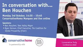 In conversation with Ben Houchen
