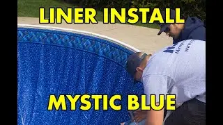 Mirage Pools - Vinyl Liner Install - Latham Line, Mystic Blue