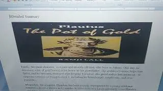 The Pot of Gold |  by Titus Maccius Plautus | HPSC Assistant Professor Exam | New Syllabus