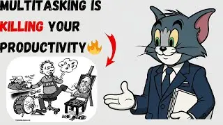 &ldquo;Multitasking = Productivity Killer 🔥 Focus Lao, Single-Tasking Sikho ✅&rdquo;