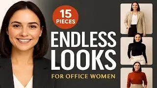 15 Pieces, Endless Looks The Effortless Capsule Wardrobe for Office Women 💼👗