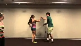 Push Back Girl Turn - Dance Move