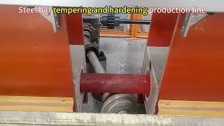 Steel bar quenching and tempering Production line #quenching #steelbars #Steelbarquenching #steel