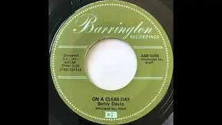 Buddy Davis - On A Clear Day