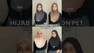 HIJAB BERGO NON PET buat daily & olah raga 🥰👀😱 #shorts #youtubeshorts