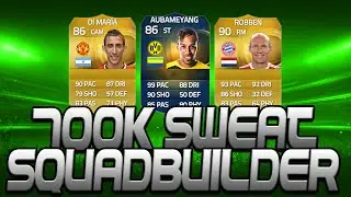 FIFA 15 Ultimate Team 700k Sweat Hybrid Squadbuilder w/ TOTS Aubameyang, Di Maria & Robben