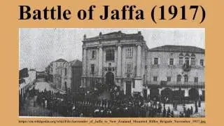 Battle of Jaffa (1917)