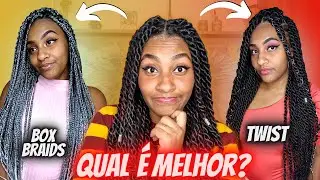 BOX BRAIDS OU TWIST, QUAL &Eacute; MELHOR? *Comparativo entre eles*