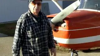 JOHN SCHOLTENS (Flying His Cessna 150 Airplane At Age 87) - By: Norm Rasmussen