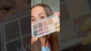 WET N WILD DRUGSTORE EYESHADOW TUTORIAL #makeupshorts #drugstoremakeup #wetnwildmakeup #eyeshadow