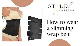 HOW TO WEAR SLIMMING WRAP BAND BELT #waistshapers #waisttrainer #waist #waistbelt #waistcincher