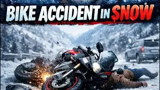 Baraf mein bike ride 😱 | Life ka sabse khatarnak din 