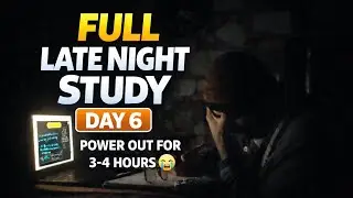 Full Late Night Study With Me\SSC JE 2026\ Realistic Study Vlog Day 6