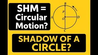 Why is SHM Taken as the Projection of Uniform Circular Motion? | Class 11 Physics | JEE/NEET