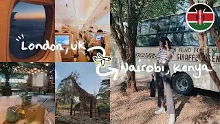 travelling to NAIROBI, KENYA✈️☀️feeding giraffes, best restaurants etc | KENYA TRAVEL VLOG (#1)