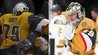 Carter Hart Injured During Vegas Golden Knights Game &ndash; Status Unknown