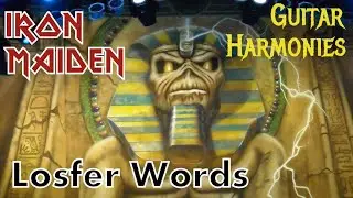 IRON MAIDEN Guitar Harmonies #44 Losfer Words lesson with tabs